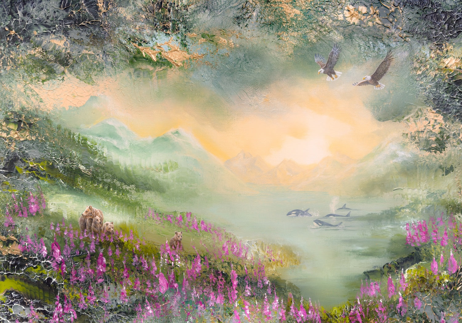 Alaskan Reverie 70 x 100 cm - STUDIO SAMPLE