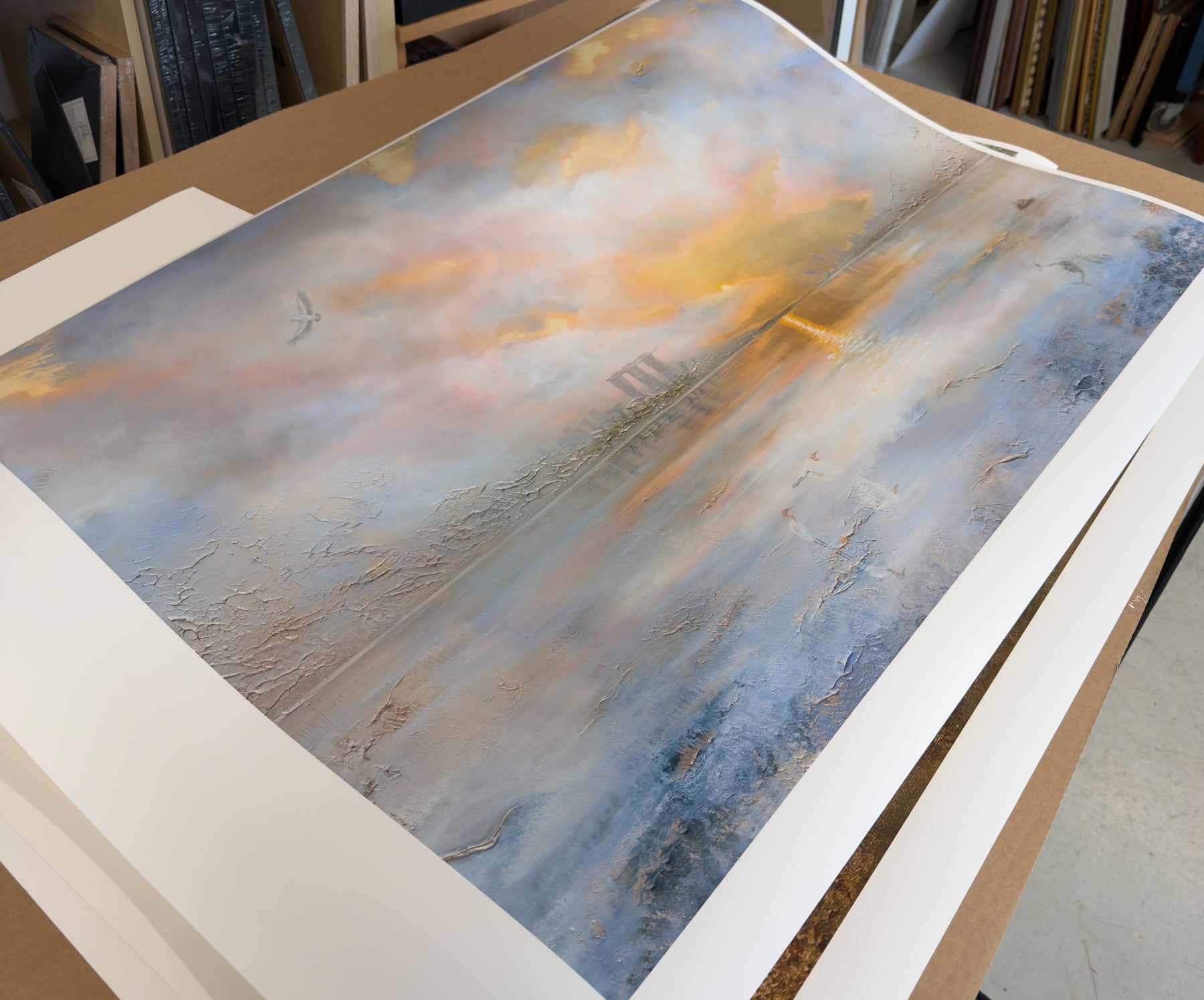 Details of the fine art print and the paper type.