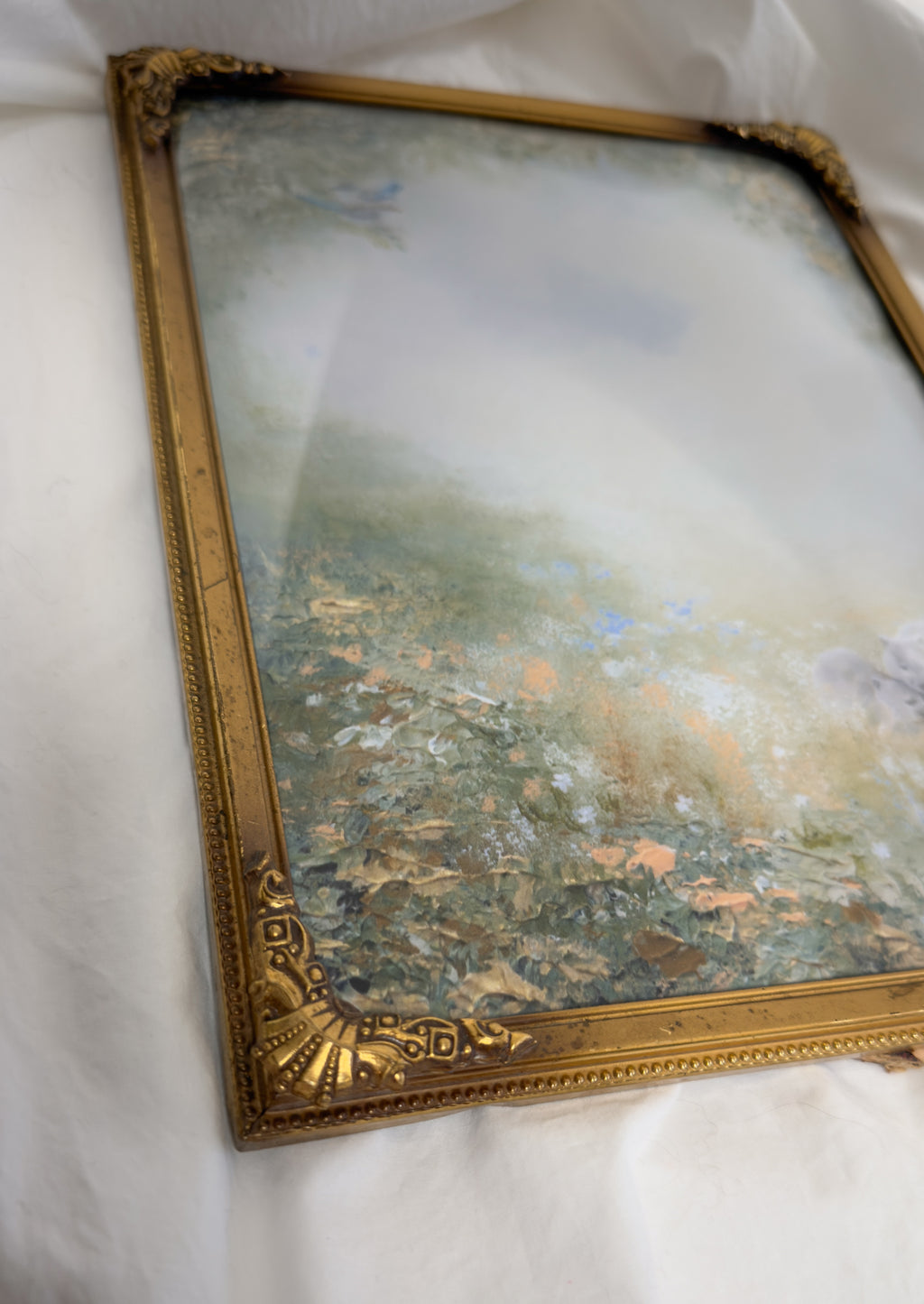 Blue Feathers FRAMED PRINT