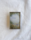 Blue Feathers Earthy Paws FRAMED PRINT