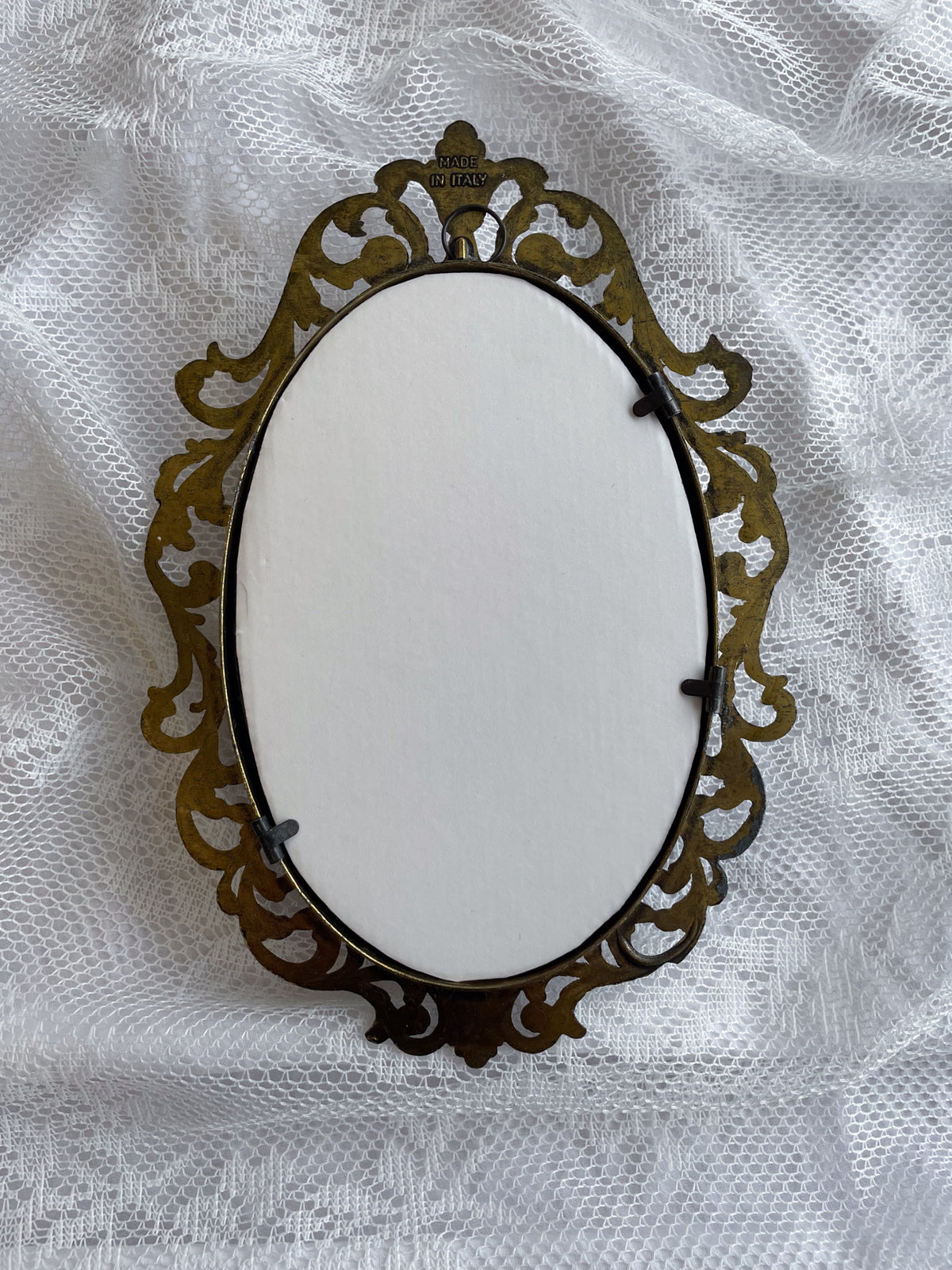 Deep in the Forest Oval VINTAGE FRAMED PRINT