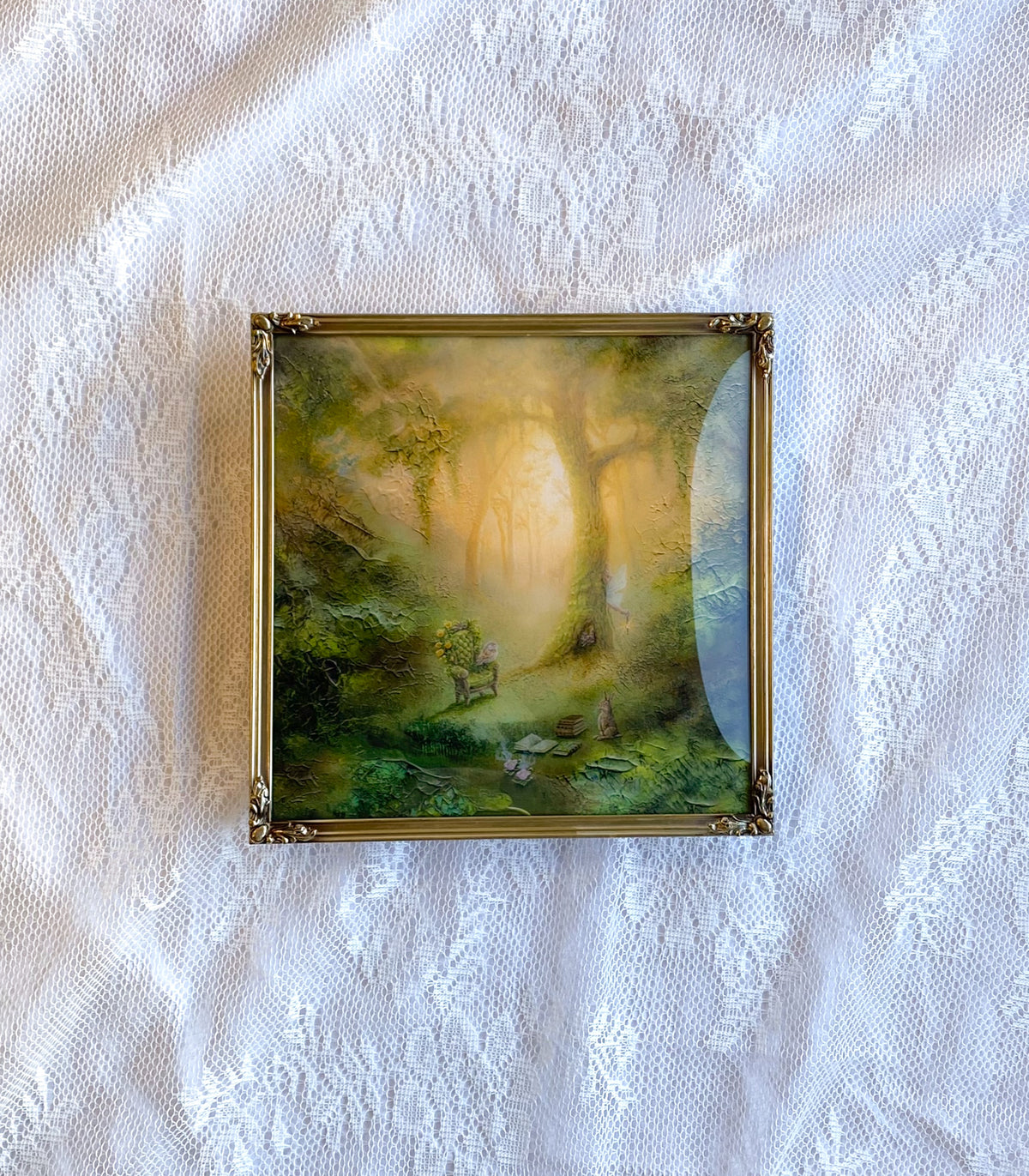 Fairy's Guest PRINT VINTAGE FRAMED