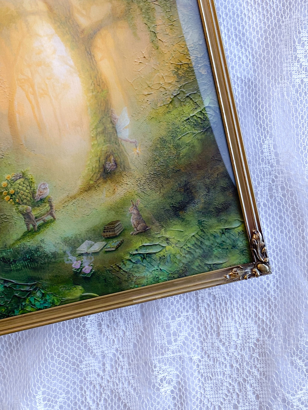 Fairy's Guest PRINT VINTAGE FRAMED