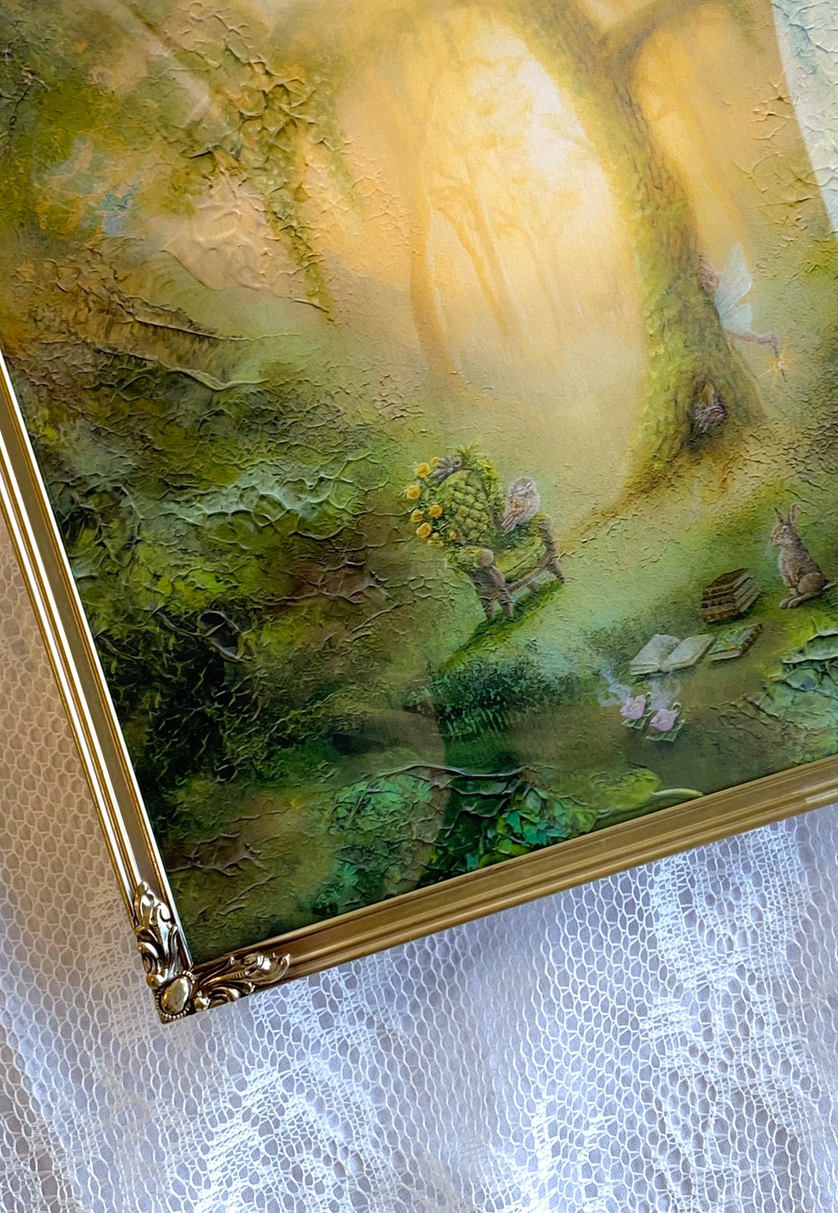 Fairy's Guest PRINT VINTAGE FRAMED