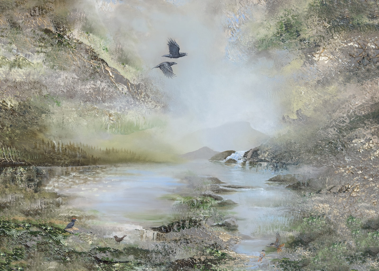 From South to North 50 x 70 cm - STUDIO SAMPLE