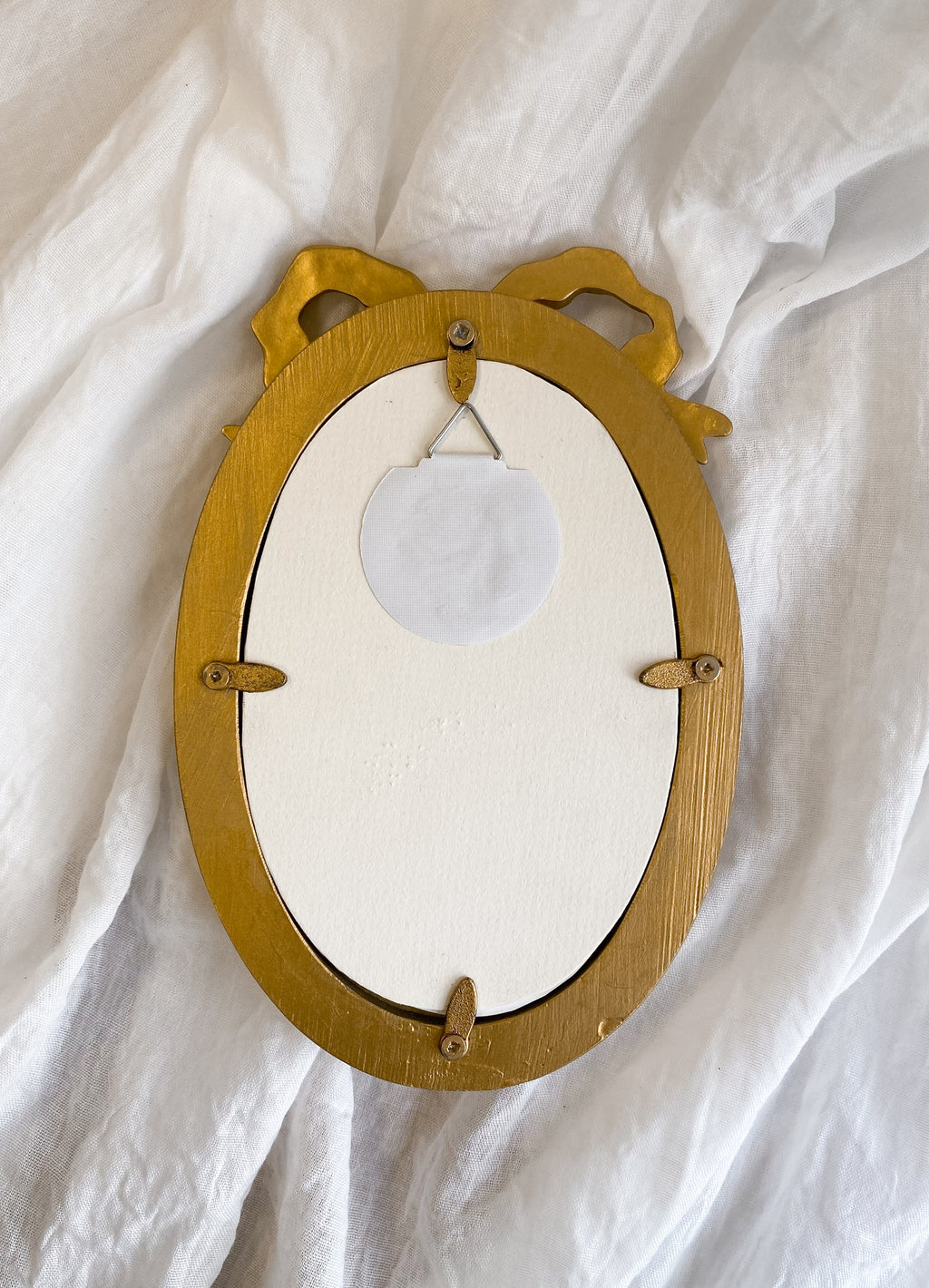 Golden Hour Glow Oval FRAMED PRINT