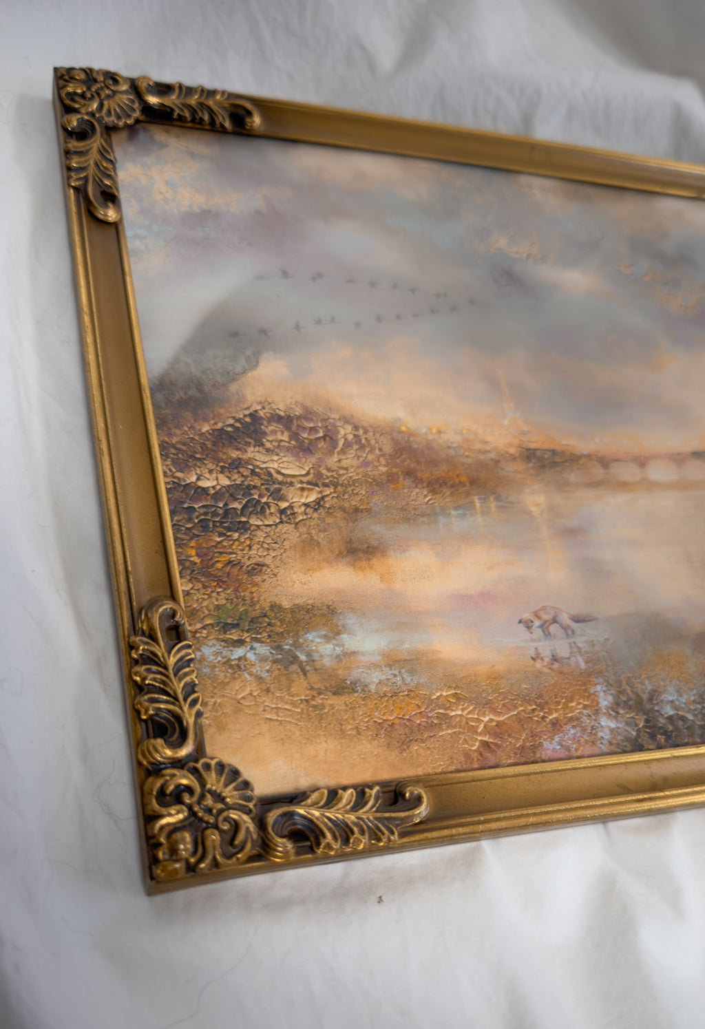 Golden Hour Glow in Paris FRAMED PRINT