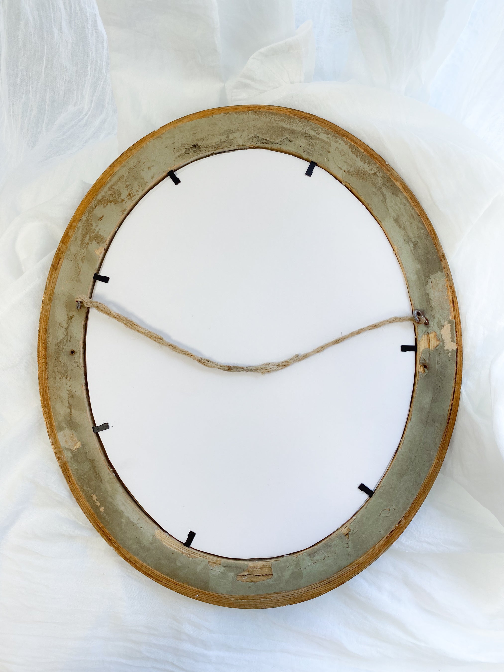 Hidden Magic in Moss Oval FRAMED PRINT
