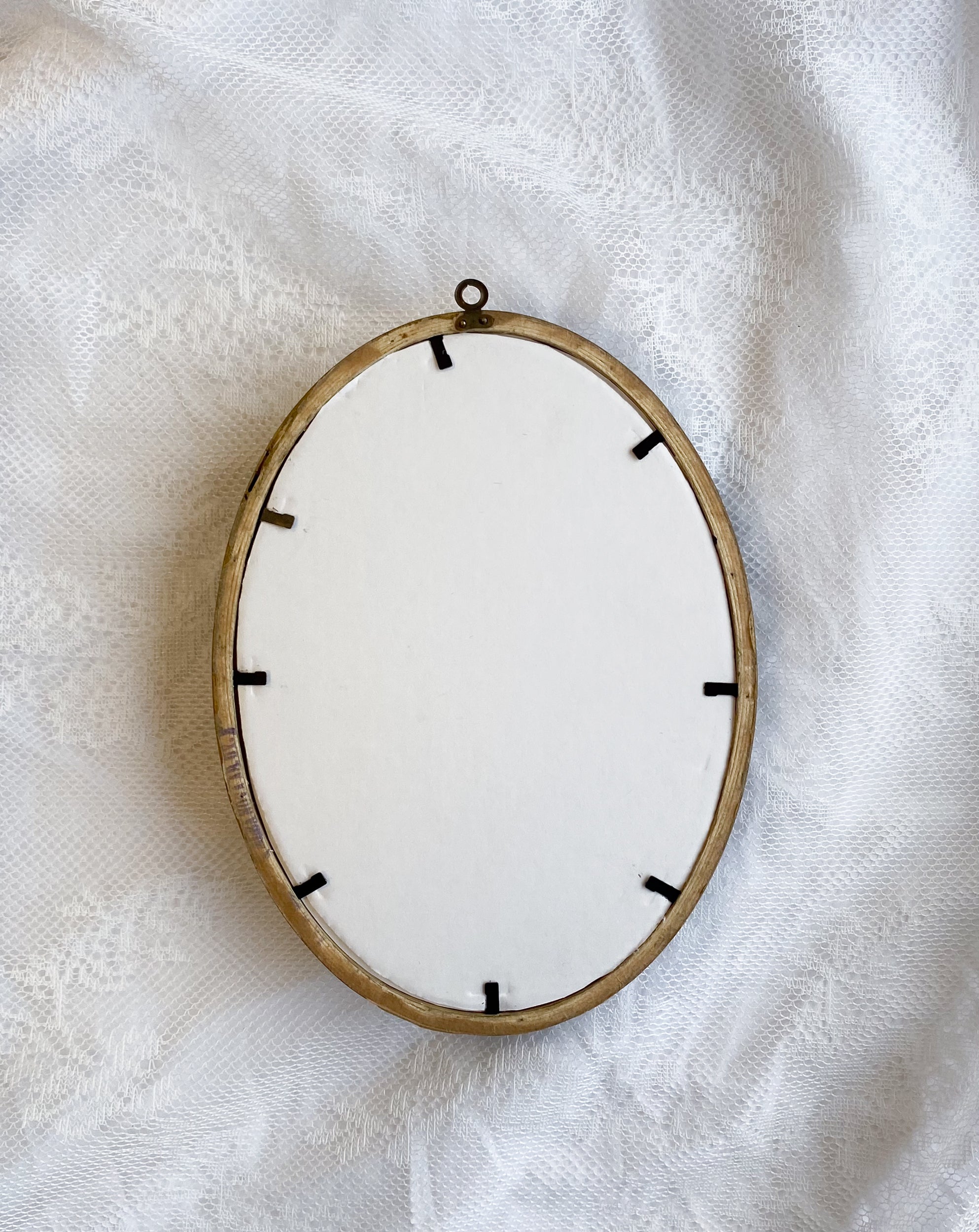Hidden Magic in Moss Oval FRAMED PRINT