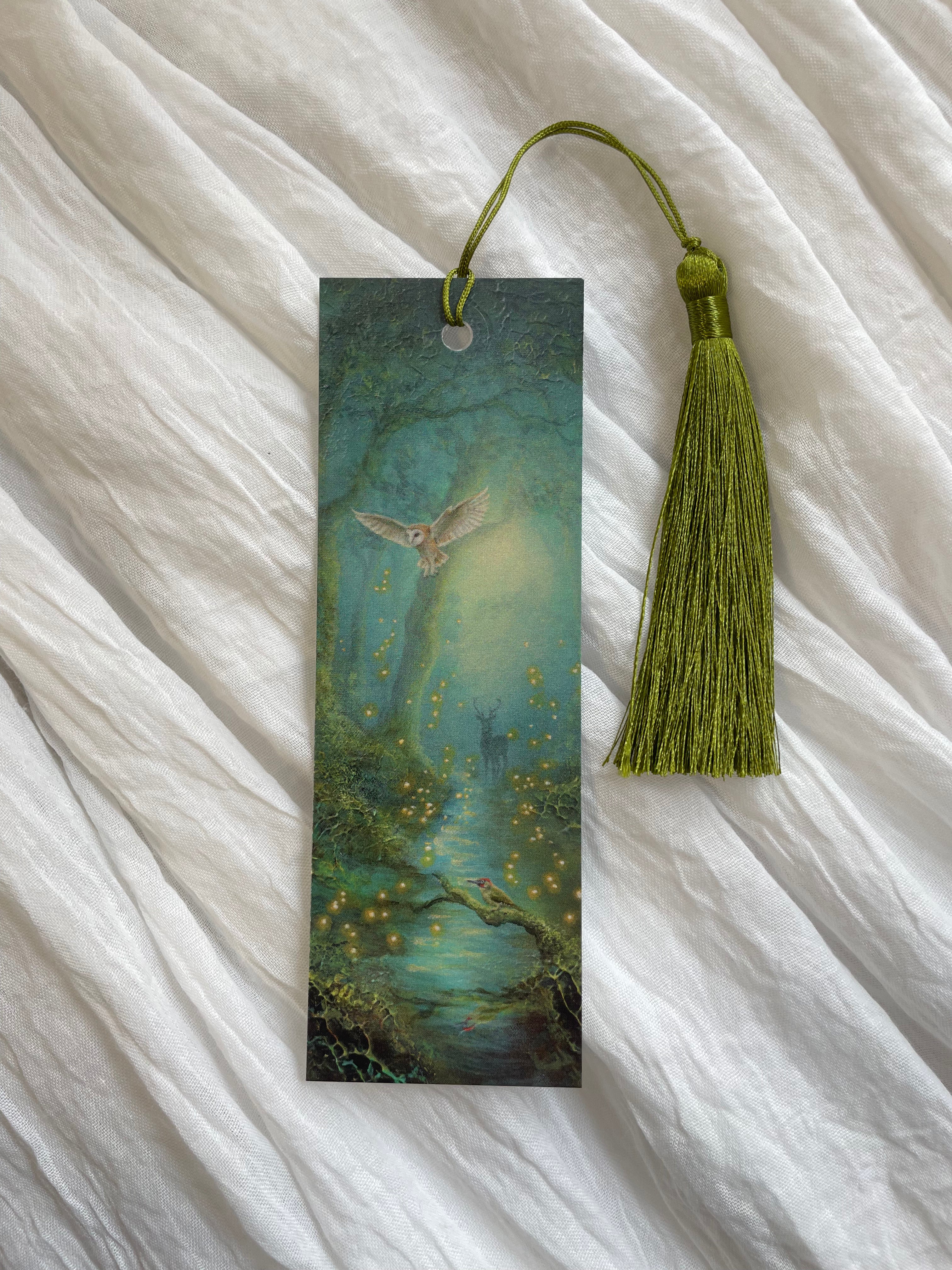 Bookmark Hidden Magic in Moss 5 x 15 cm