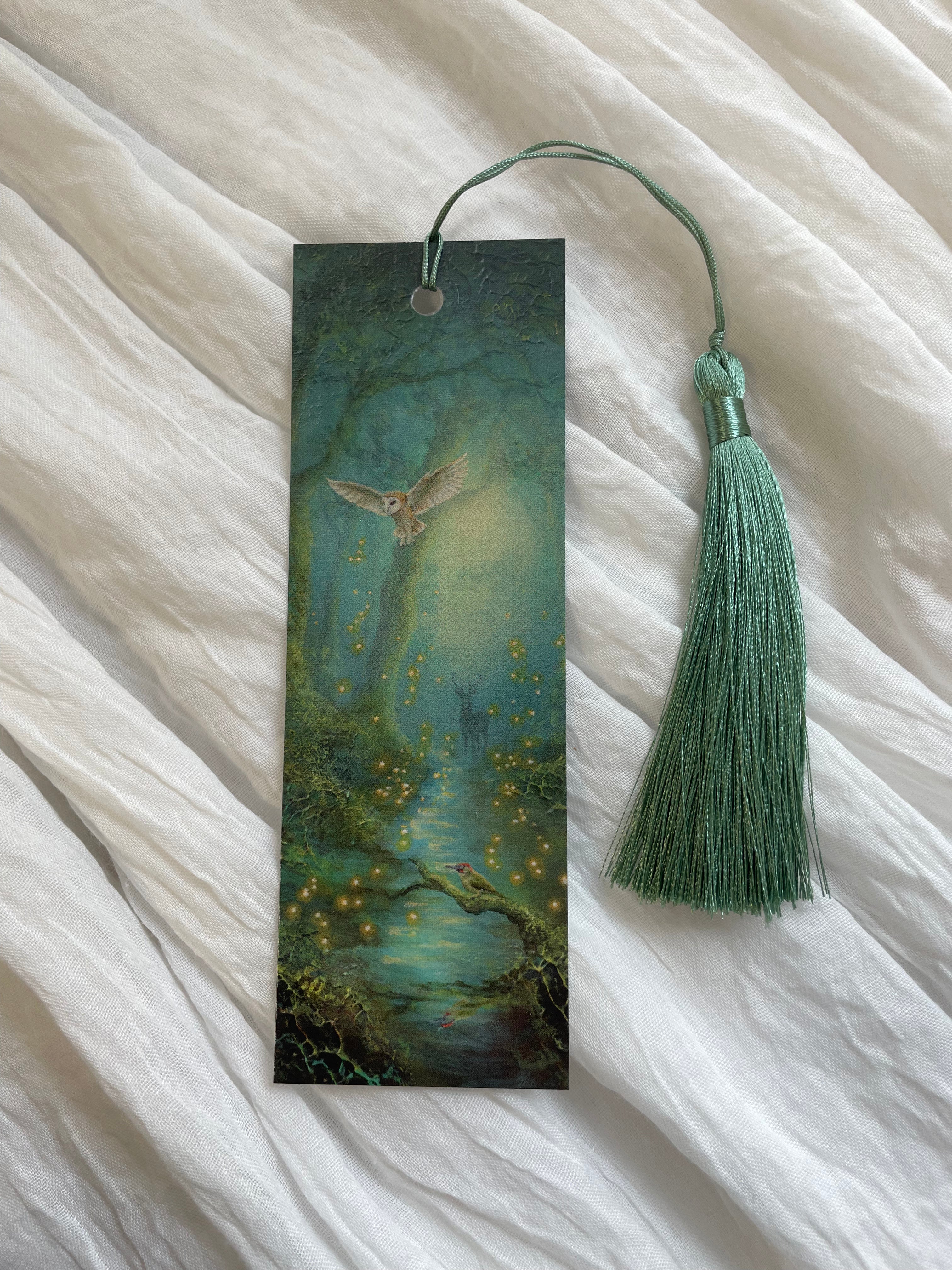 Bookmark Hidden Magic in Moss 5 x 15 cm