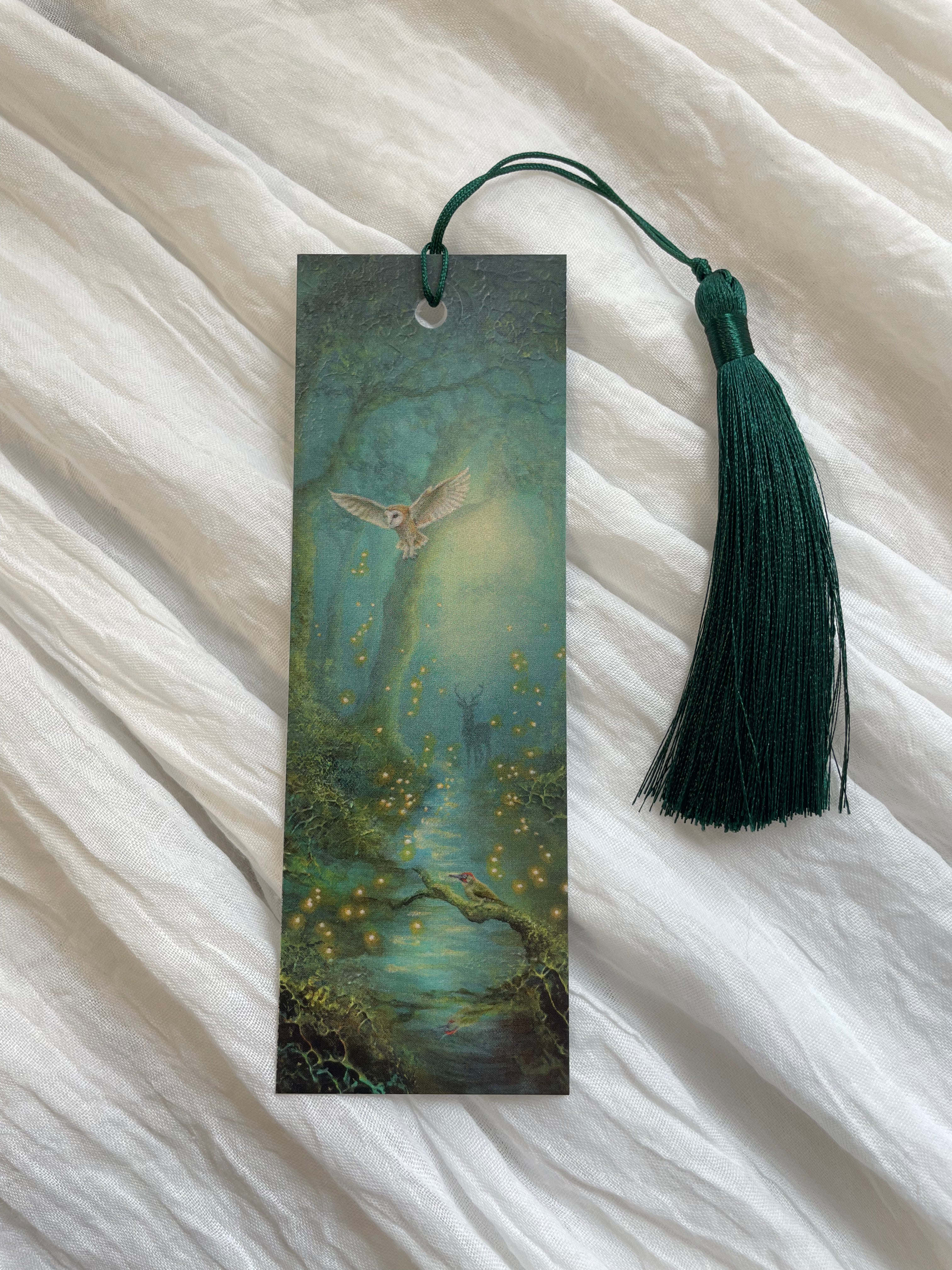 Bookmark Hidden Magic in Moss 5 x 15 cm