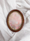 Meadow of Love Oval VINTAGE FRAMED PRINT