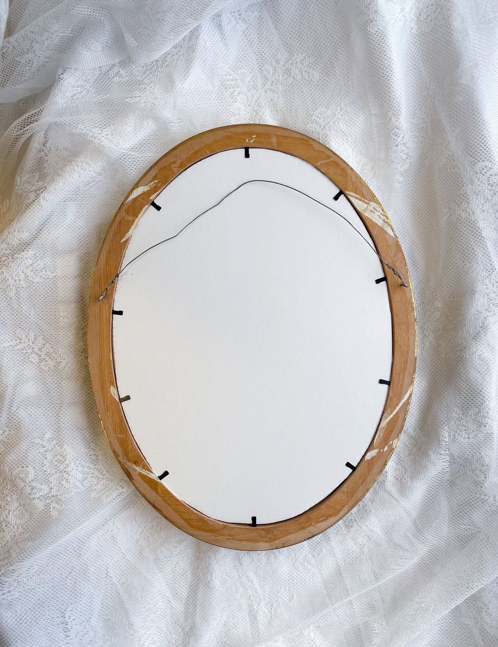Mermaid's Guest XL Oval VINTAGE FRAMED PRINT