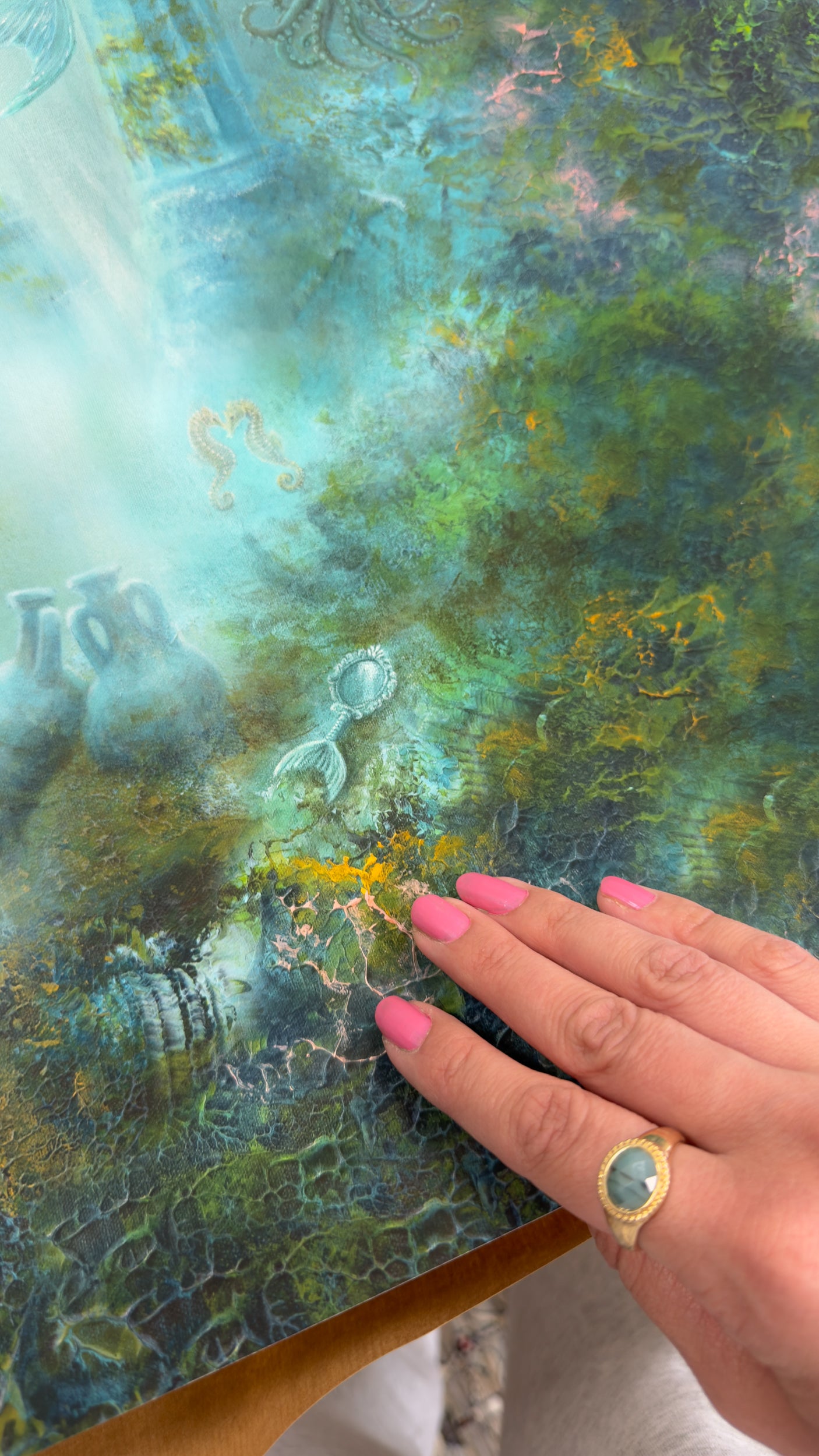 details of the print material.
