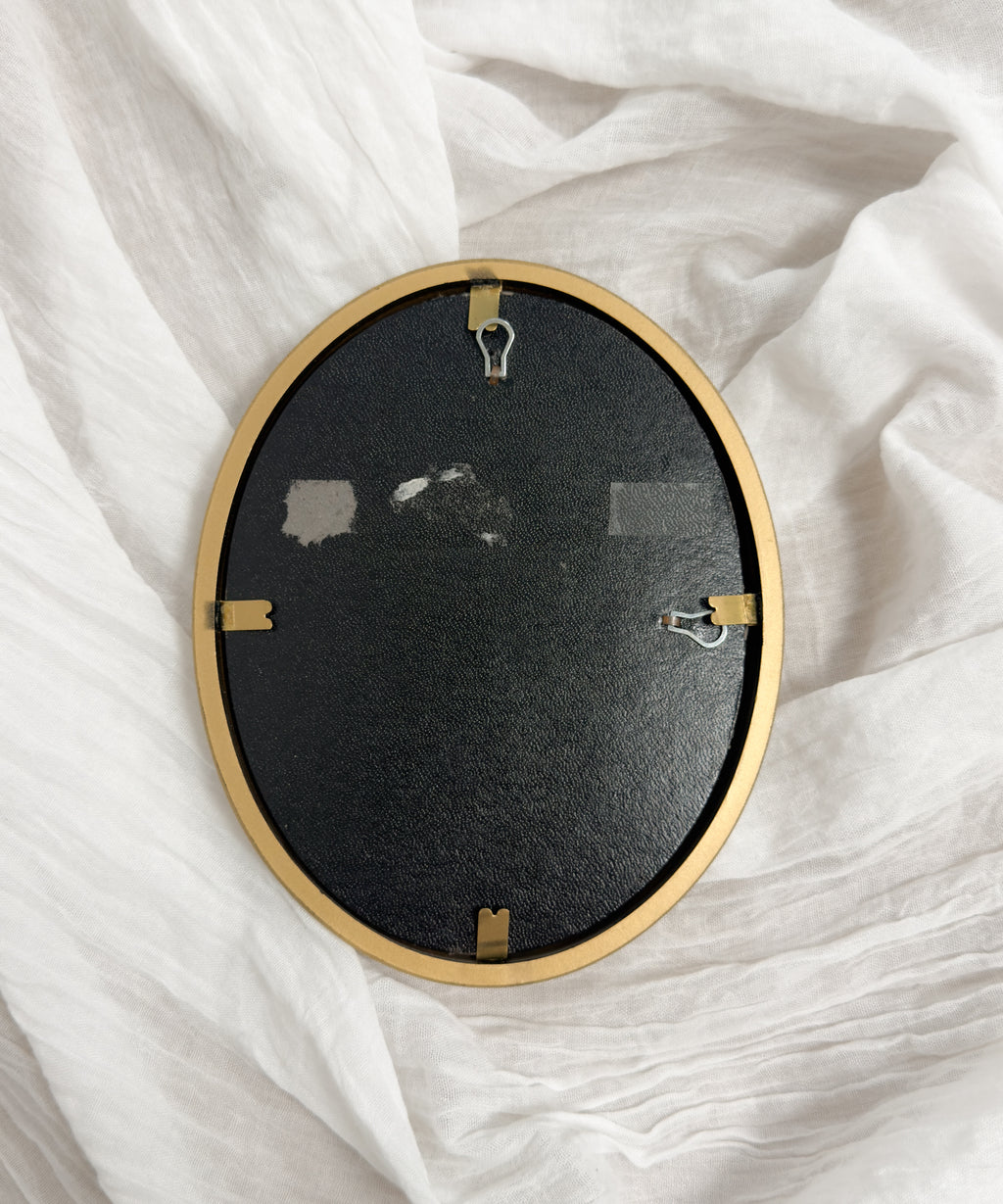 Morning Dew oval FRAMED PRINT