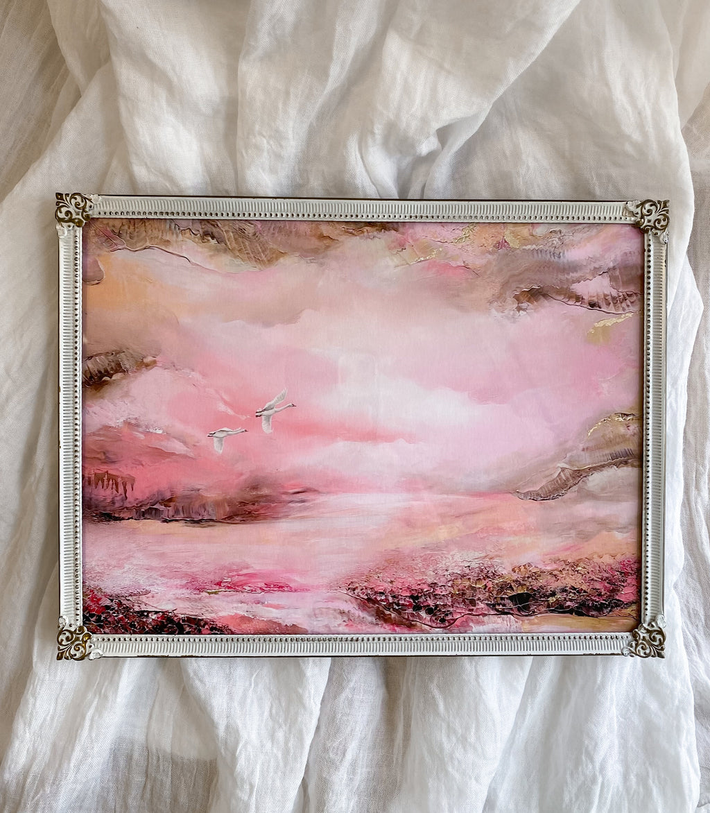 Pink Skies FRAMED PRINT