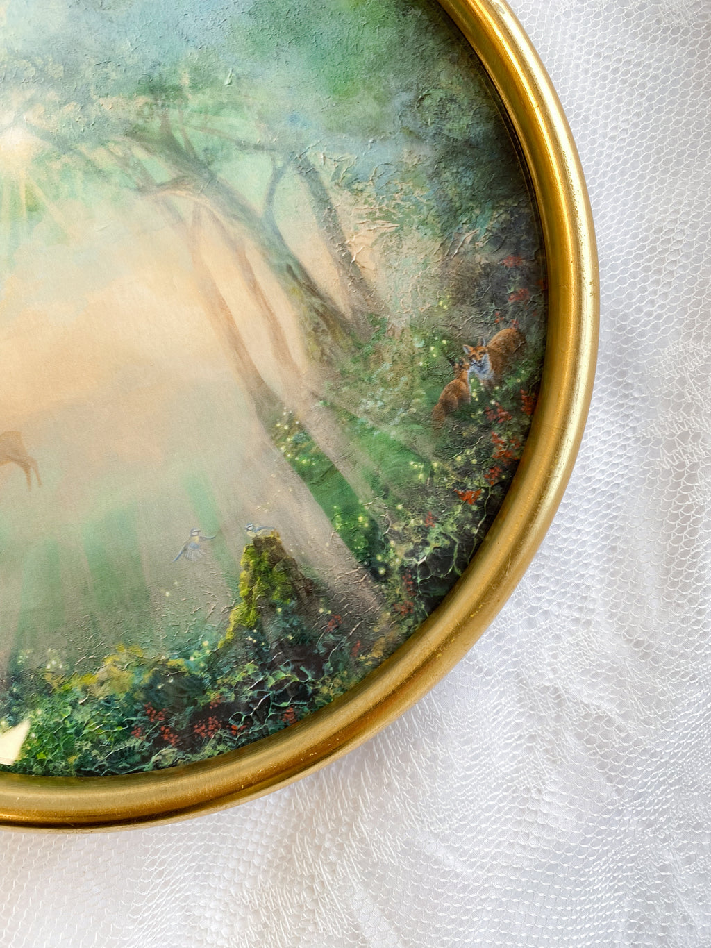 Where Fairies Leave Their Light PRINT VINTAGE FRAMED