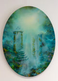 Mermaid's Guest Oval CANVAS print