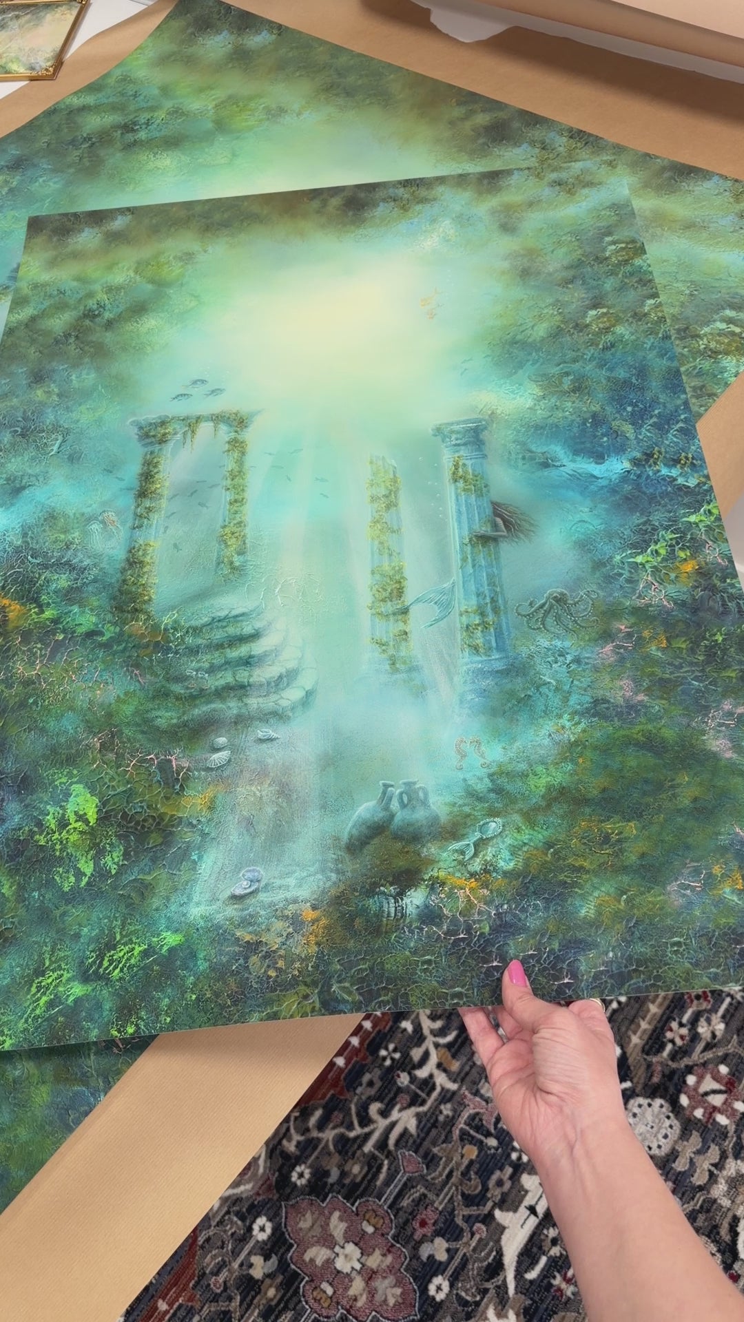 video of the print material.